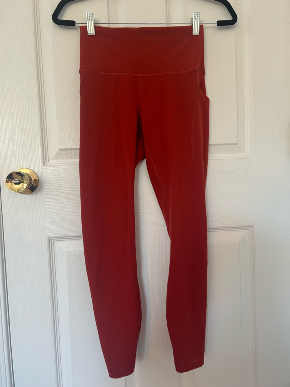 Lululemon Wunder Train High-Rise Leggings 25” Cayenne Size 6